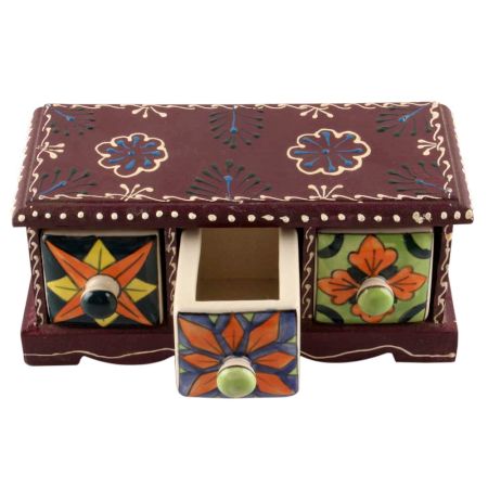 Spice Box-1417 Masala Rack Container Gift Item